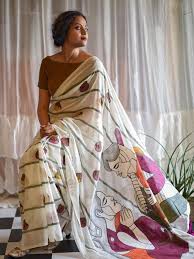 Hand Painted Sarees